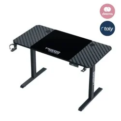 Twisted Minds Paradox Adjustable Gaming Desk 120*60 cm CUP SHELF HEADPHONE HOCK MOUSE PAD - Black